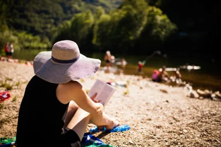 La plage du camping le val de saures