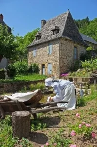 TERRA OLT : la lavandière au bord de l'eau