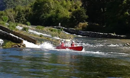 canoe proche de Millau