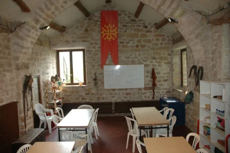 Le Hameau de Moulès (groupes): salle d'activité