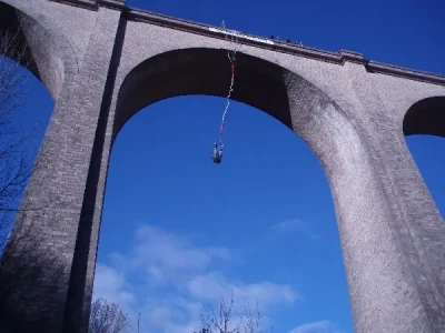 Saut à l'élastique depuis le Viaduc d'Alzon