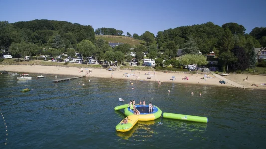 Camping Beau-Rivage du lac de Pareloup en Aveyron