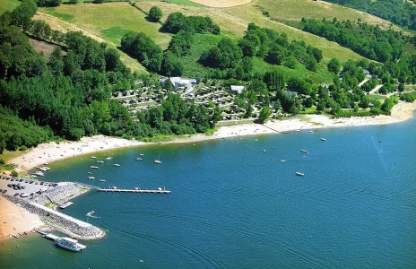 Camping Beau-Rivage du lac de pareloup Aveyron