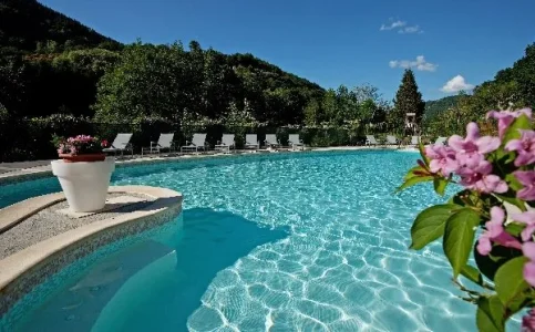 Piscine ludique d'été