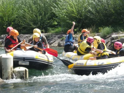 Initiation rafting au stade d'eaux vives !