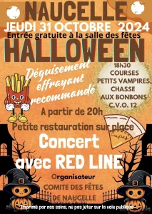 Soirée concert halloween, Naucelle