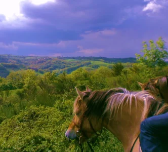 rando aventure, paysage autour de la ferme