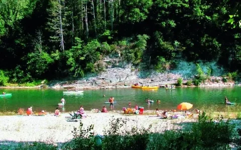 La plage : sur les bords du Tarn