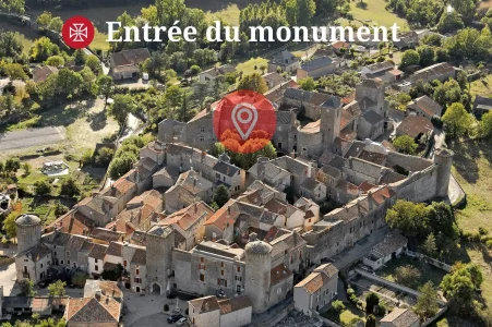 Le village fortifié de Ste Eulalie de Cernon avec la Commanderie