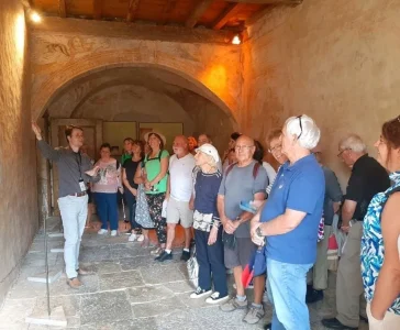 Commanderie du Larzac - salle des fresques