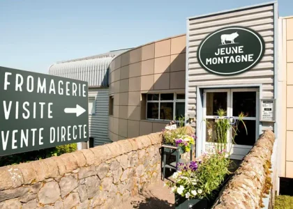 Entrée de la fromagerie Jeune Montagne