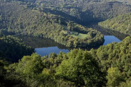 Méandre de la Truyère, souvenir de rando au départ de Valon